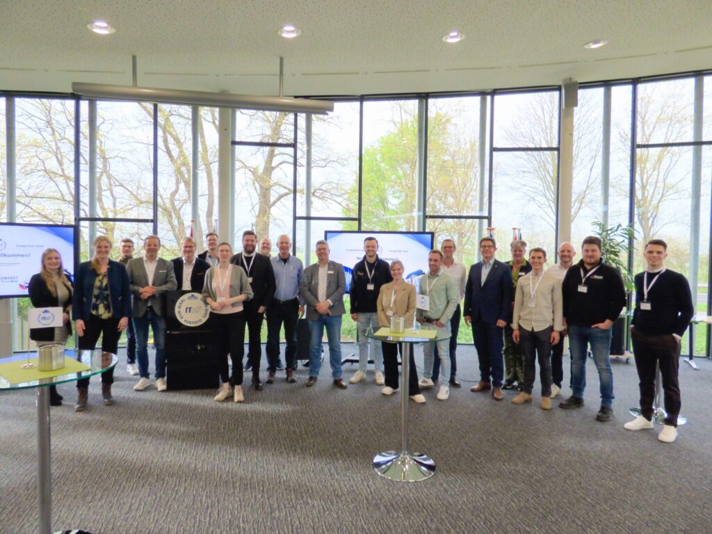 Gruppenfoto der Wirtschaftsjunioren in Kleve